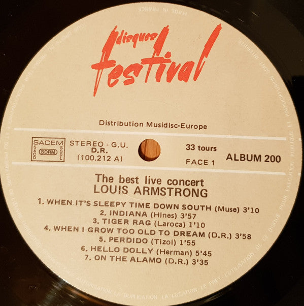 Louis Armstrong -The Two Greatest Concerts