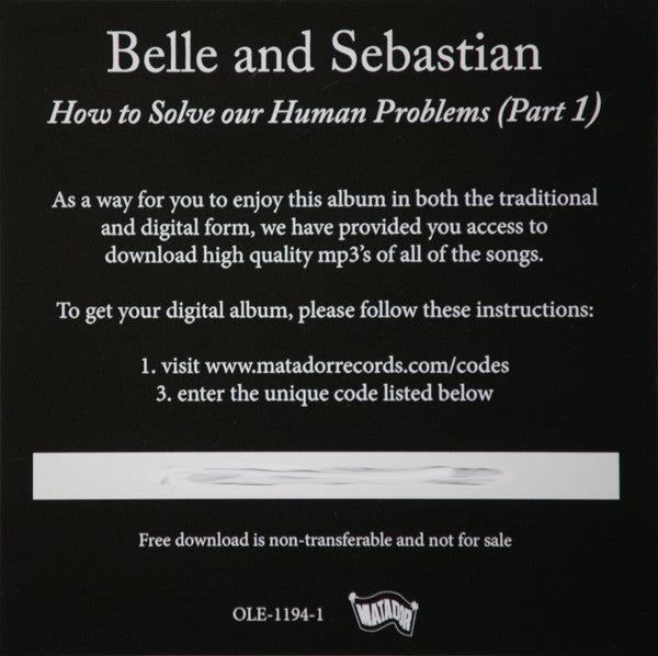 Belle & Sebastian -How To Solve Our Human Problems (Part One)