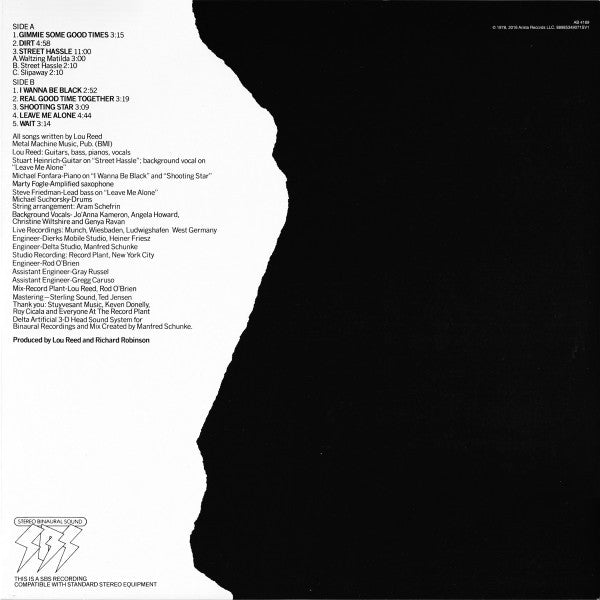 Lou Reed -Street Hassle