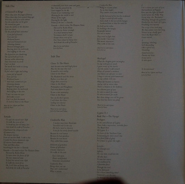 Rush -A Farewell To Kings