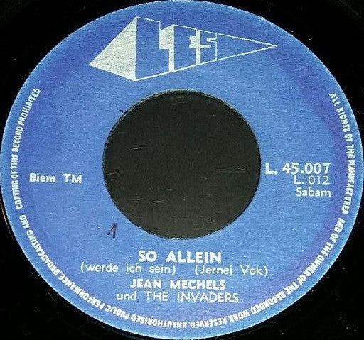 Jean Mechels und the Invaders -So Allein / Sylvie