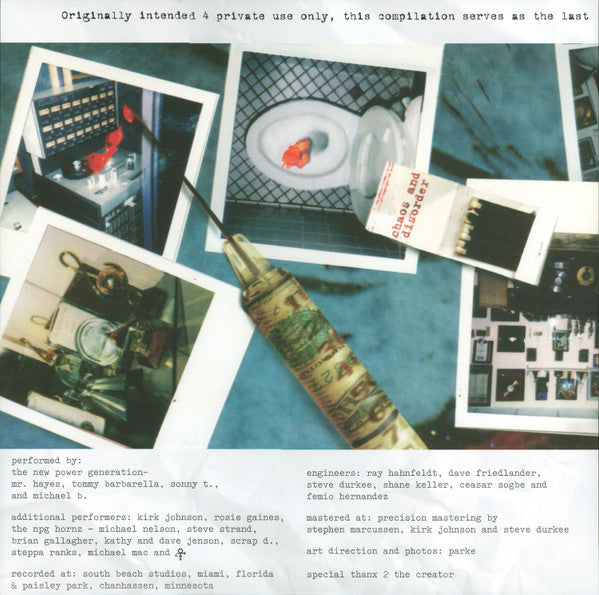 The Artist (Formerly Known As Prince) - Chaos And Disorder