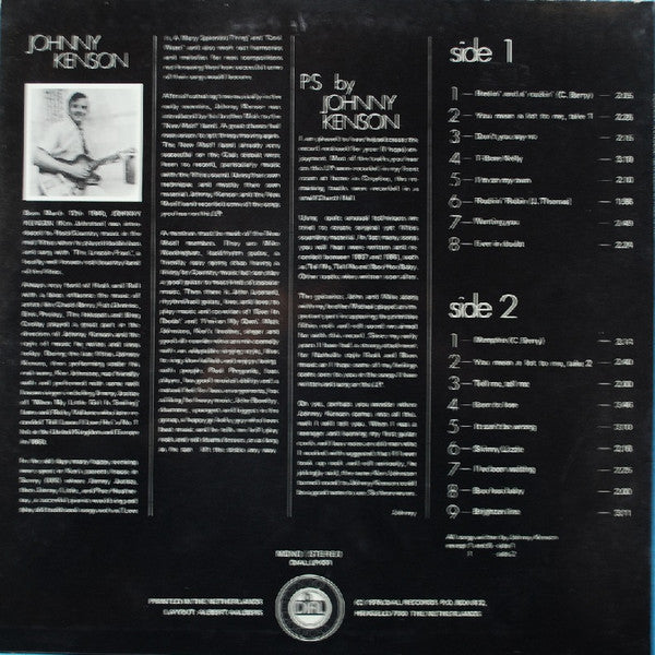 Johnny Kenson And The New Motif Band -New Sound In Rock & Roll