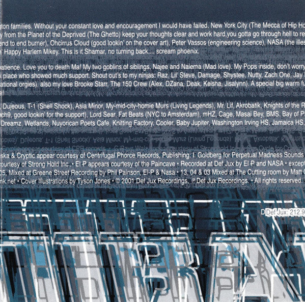 Cannibal Ox -The Cold Vein