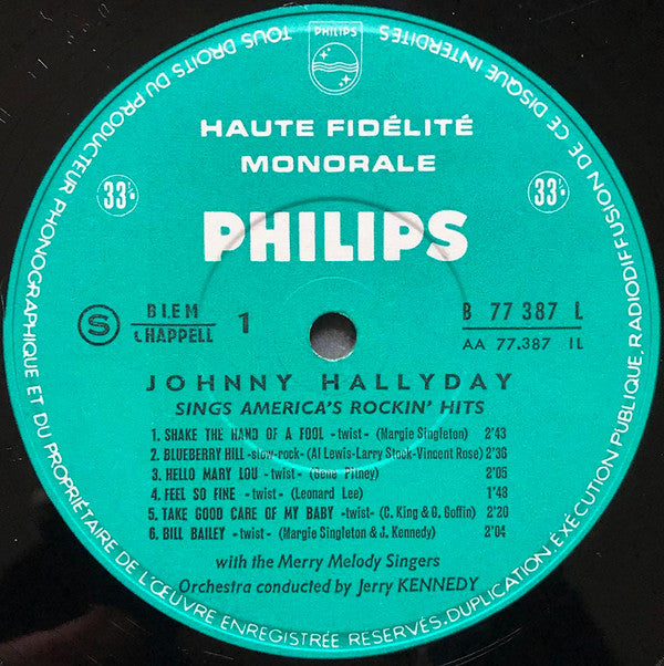 Johnny Hallyday, The Merry Melody Singers -Sings America's Rockin' Hits