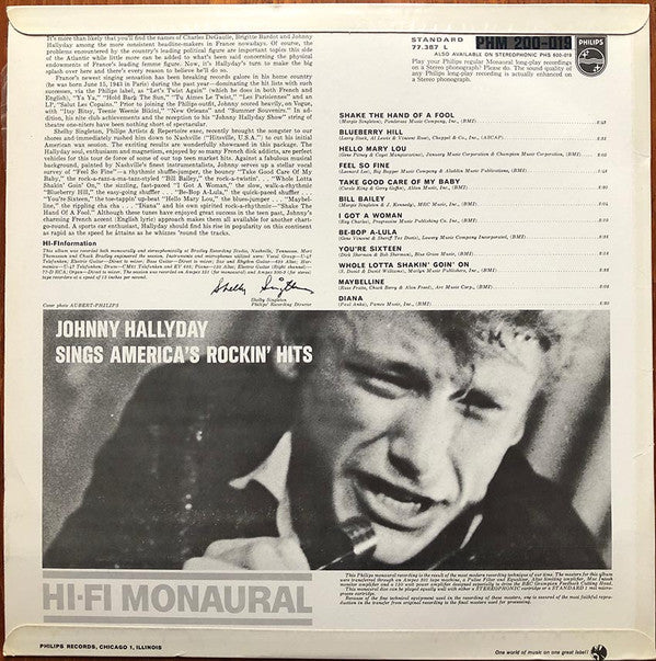 Johnny Hallyday, The Merry Melody Singers -Sings America's Rockin' Hits