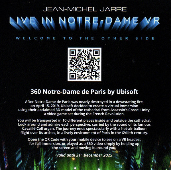 Jean-Michel Jarre -Welcome To The Other Side - Live In Notre-Dame VR