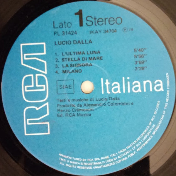 Lucio Dalla - Lucio Dalla