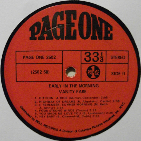 Vanity Fare -Early In The Morning