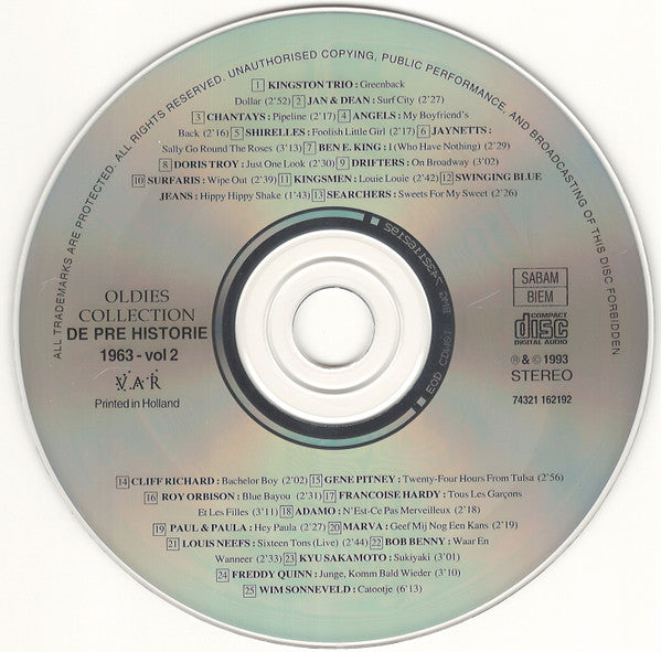 Various -De Pre Historie Original Hits 1960-1969 Vol.2