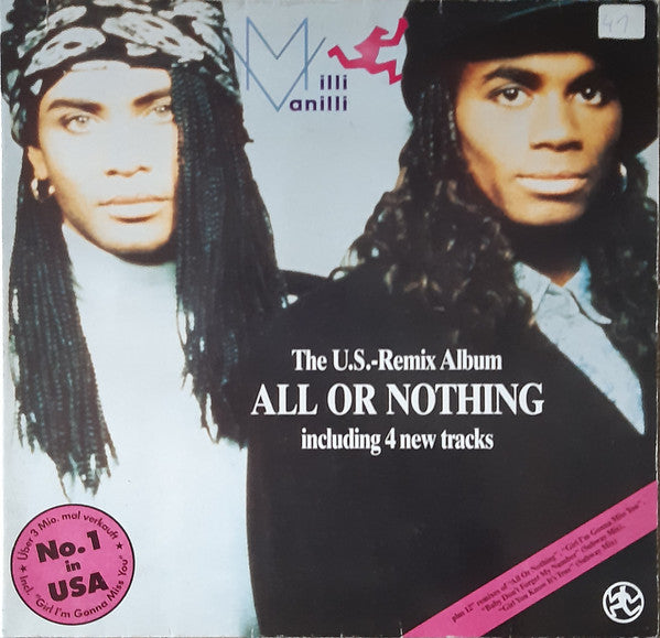 Milli Vanilli -All Or Nothing - The U.S. Remix Album