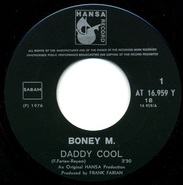 Boney M. -Daddy Cool