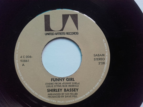 Shirley Bassey -Funny Girl / This Is My Life (La Vita)