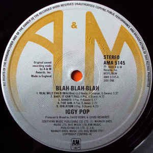 Iggy Pop -Blah-Blah-Blah