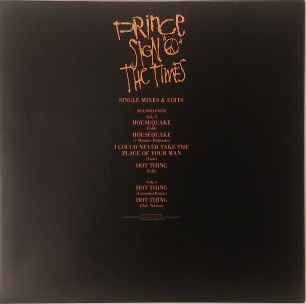 Prince - Sign "O" The Times
