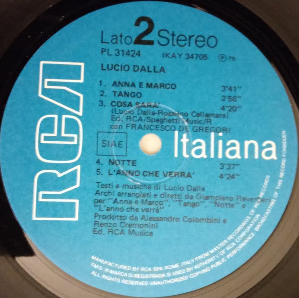 Lucio Dalla - Lucio Dalla