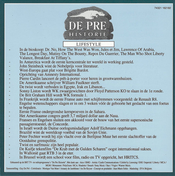Various -De Pre Historie Original Hits 1960-1969 Vol.2