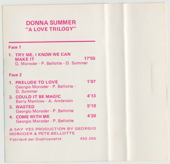Donna Summer -A Love Trilogy