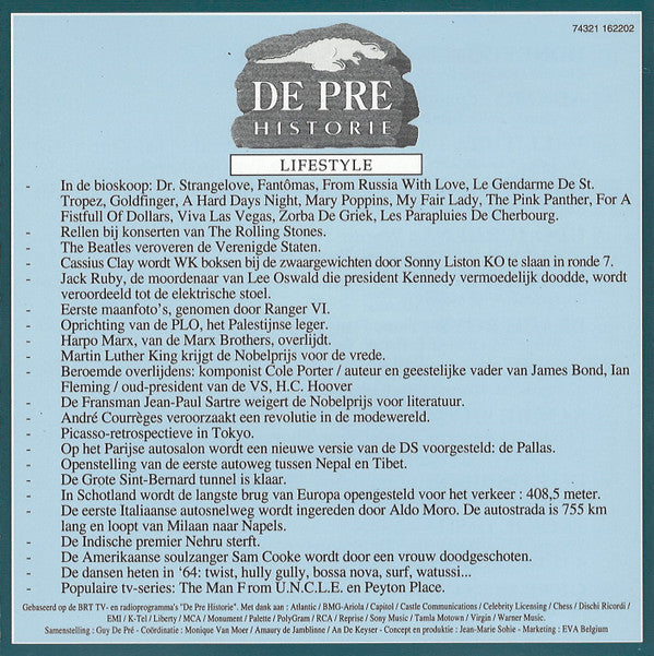 Various -De Pre Historie Original Hits 1960-1969 Vol.2