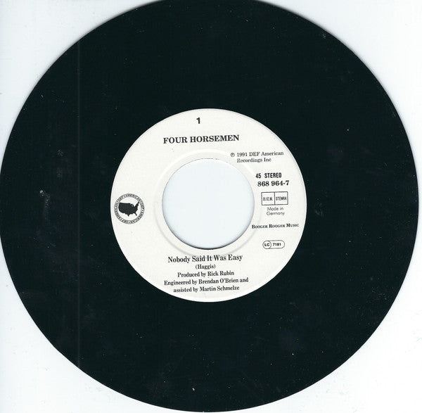 The Four Horsemen -Nobody Said It Was Easy