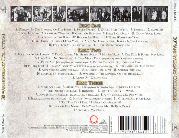 Whitesnake -30th Anniversary Collection