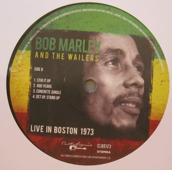 Bob Marley And The Wailers* - Live In Boston 1973