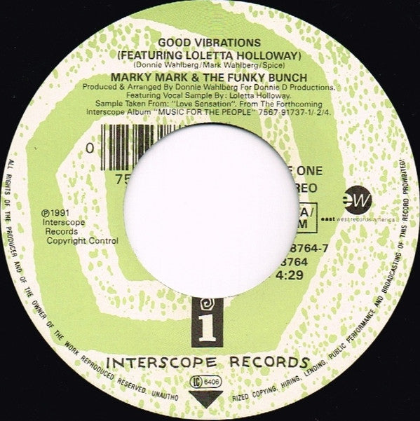 Marky Mark And The Funky Bunch* Featuring Loleatta Holloway -Good Vibrations