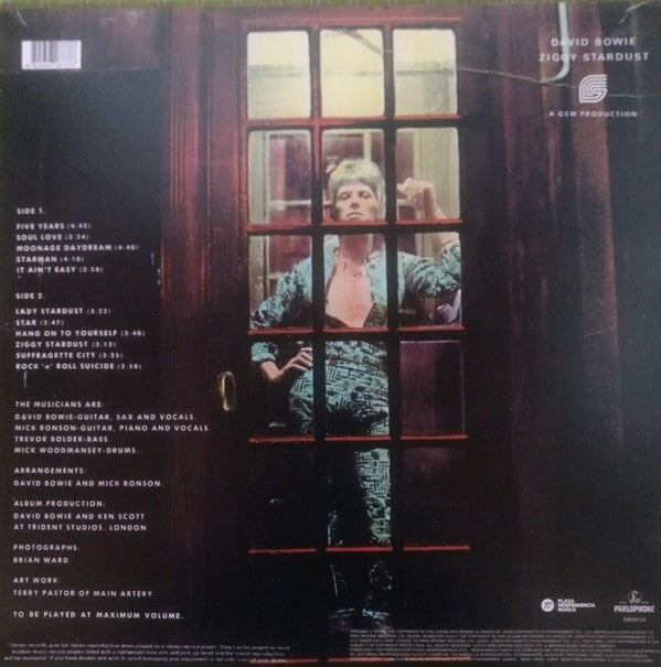 David Bowie -The Rise And Fall Of Ziggy Stardust And The Spiders From Mars