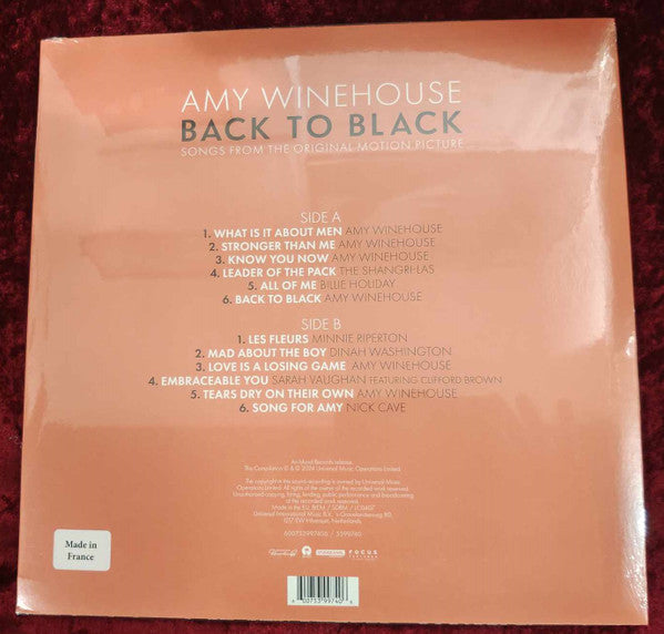Amy Winehouse / Various -Back To Black (Songs From The Original Motion Picture)
