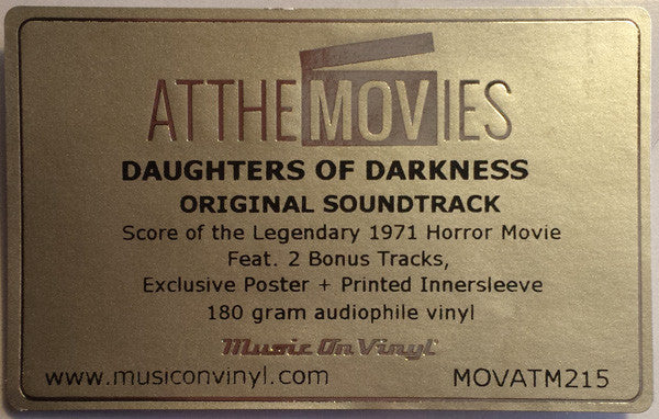 François De Roubaix -Daughters Of Darkness - Les Lèvres Rouges (Original Soundtrack)