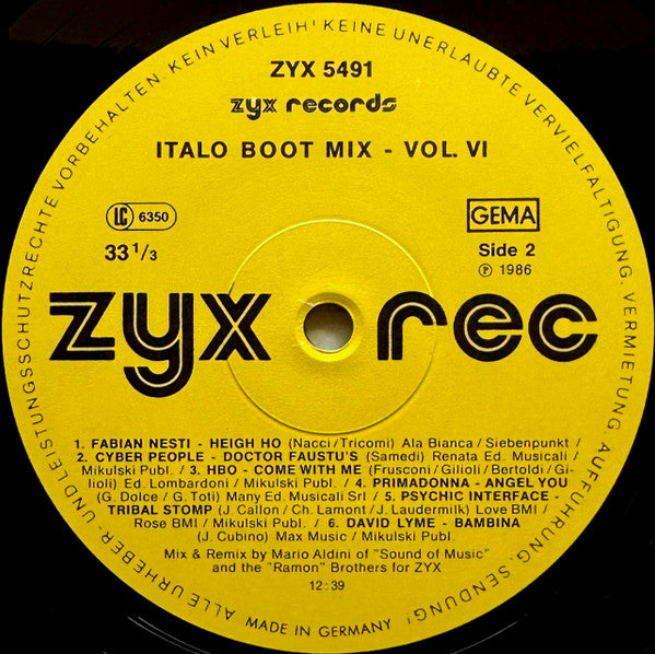 Various - Italo Boot Mix Vol. 6