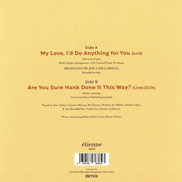 Morrissey - My Love, I'd Do Anything For You