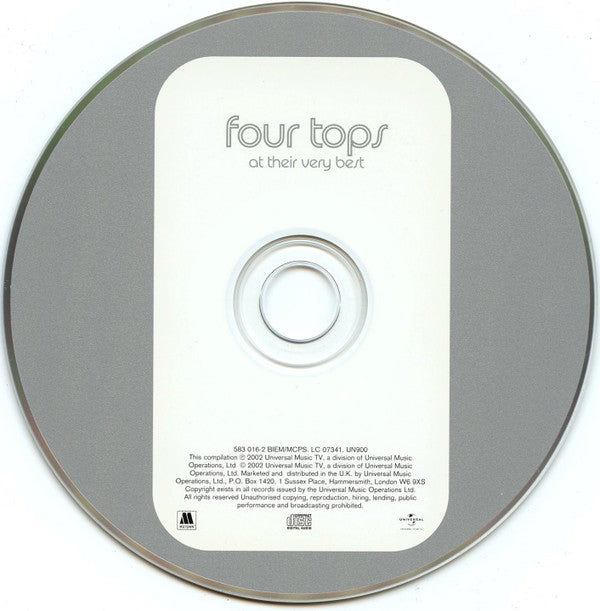 The Temptations / Four Tops -At Their Very Best