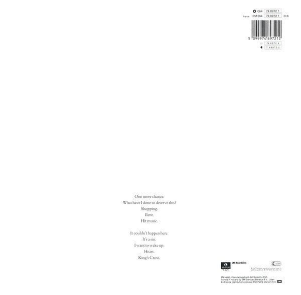 Pet Shop Boys -Actually