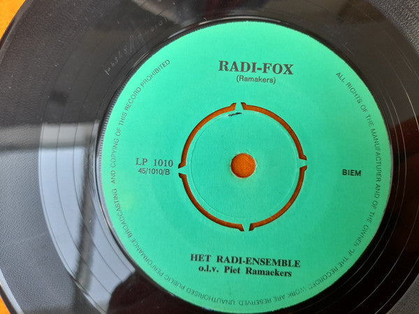 Het Radi-Ensemble -Sonja Addio! / Radi-Fox