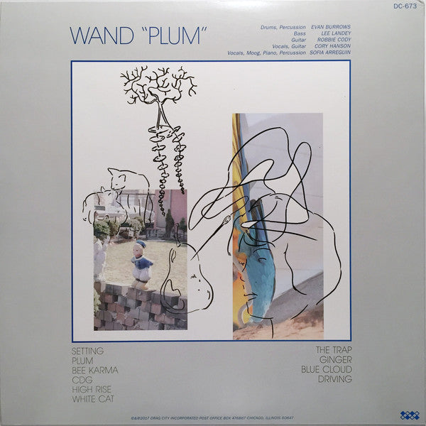 Wand (2) -Plum