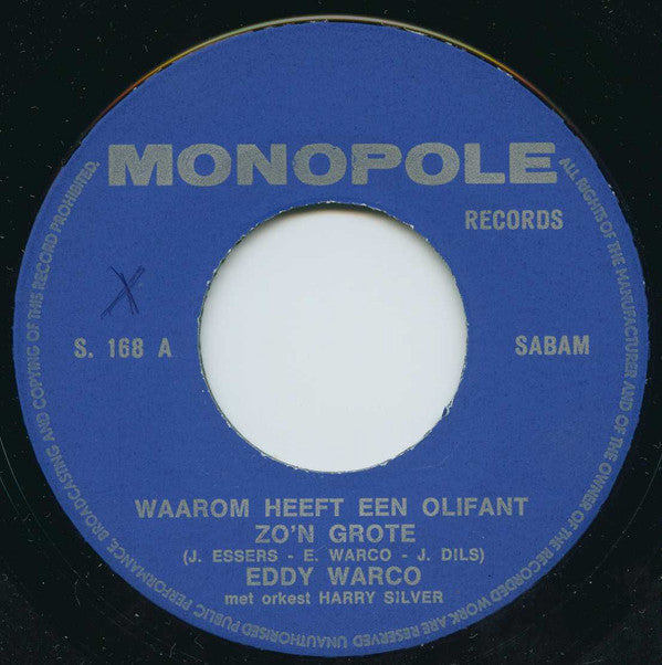 Eddy Warco -Waarom Heeft Een Olifant Zo'n Grote