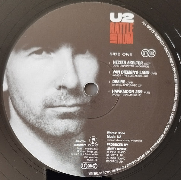 U2 -Rattle And Hum