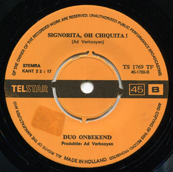 Duo Onbekend -Altijd, Altijd