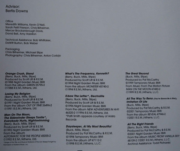 R.E.M. -In Time: The Best Of R.E.M. 1988-2003