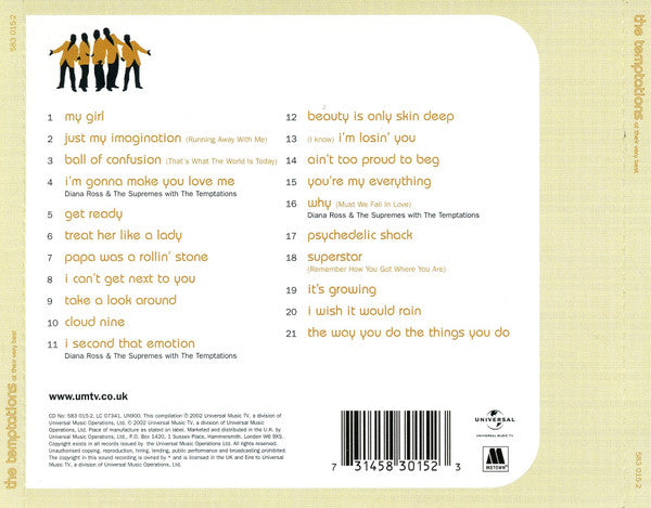 The Temptations / Four Tops -At Their Very Best