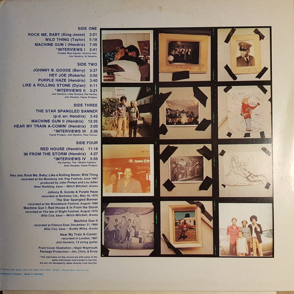 Jimi Hendrix - Sound Track Recordings From The Film "Jimi Hendrix"