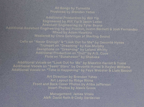 Turnstile (2) -Never Enough