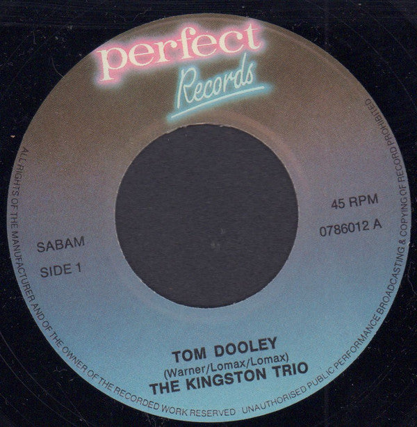 The Kingston Trio* -Tom Dooley / Green Back Dollar