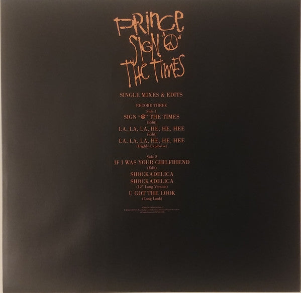 Prince - Sign "O" The Times