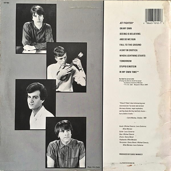 The Three O'Clock -Sixteen Tambourines