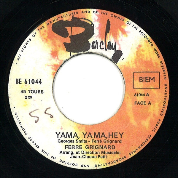 Ferre Grignard -Yama, Yama, Hey