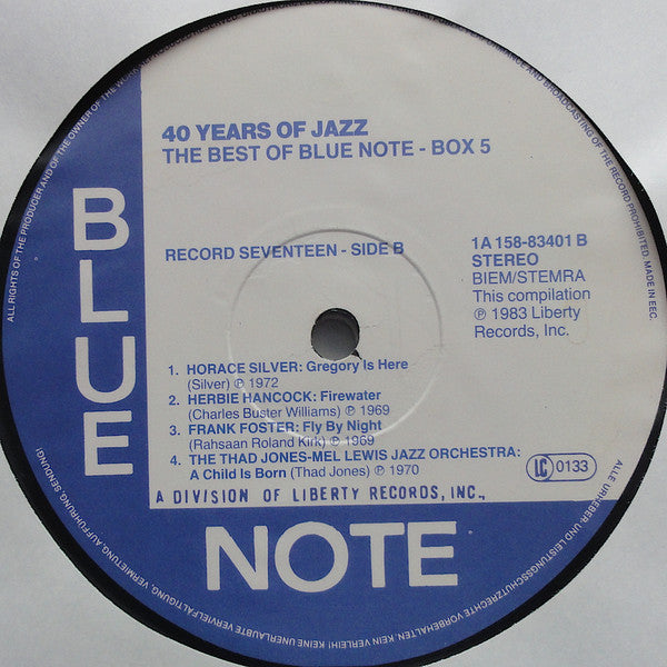 Various - 40 Years Of Jazz - The Best Of Blue Note - Box 5