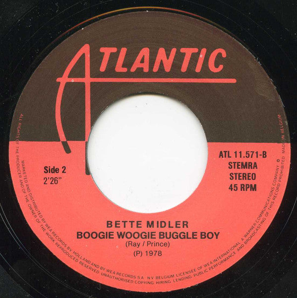 Bette Midler - In The Mood / Boogie Woogie Buggle Boy