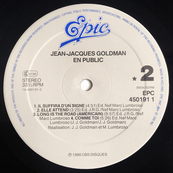 Jean-Jacques Goldman -En Public